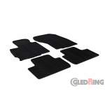 Original Gledring Passform Fußmatten Gummimatten 4 Tlg.+Fixing - Citroen C4 Aircross 2012->